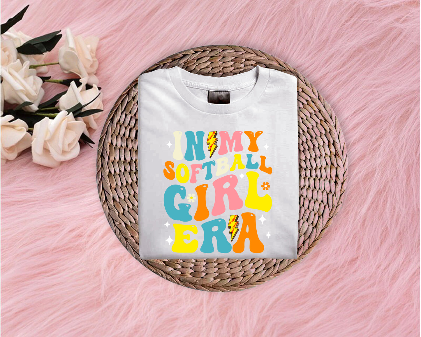 Softball Era Light Softstyle T-Shirt (Multiple Colors)