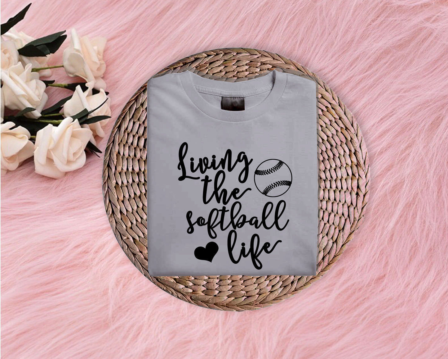 Softball Life Softstyle T-Shirt (Multiple Colors)