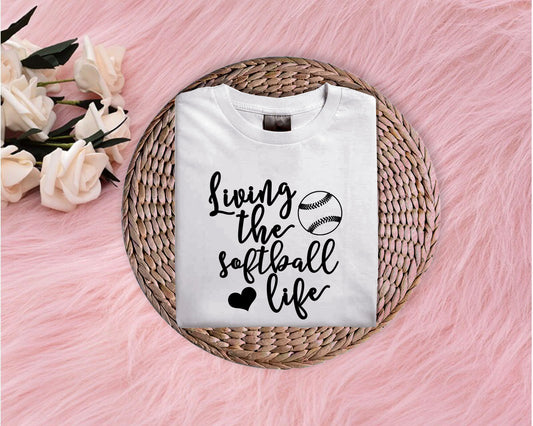 Softball Life Softstyle T-Shirt (Multiple Colors)