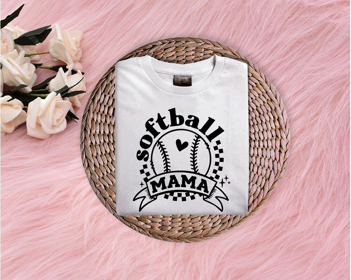 Softball Mama Softstyle T-Shirt (Multiple Colors)