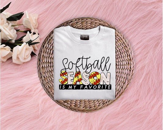 Softball Season Softstyle T-Shirt (Multiple Colors)