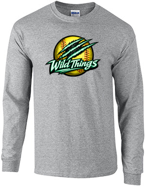Wild Things Long Sleeve T-Shirt - Gray